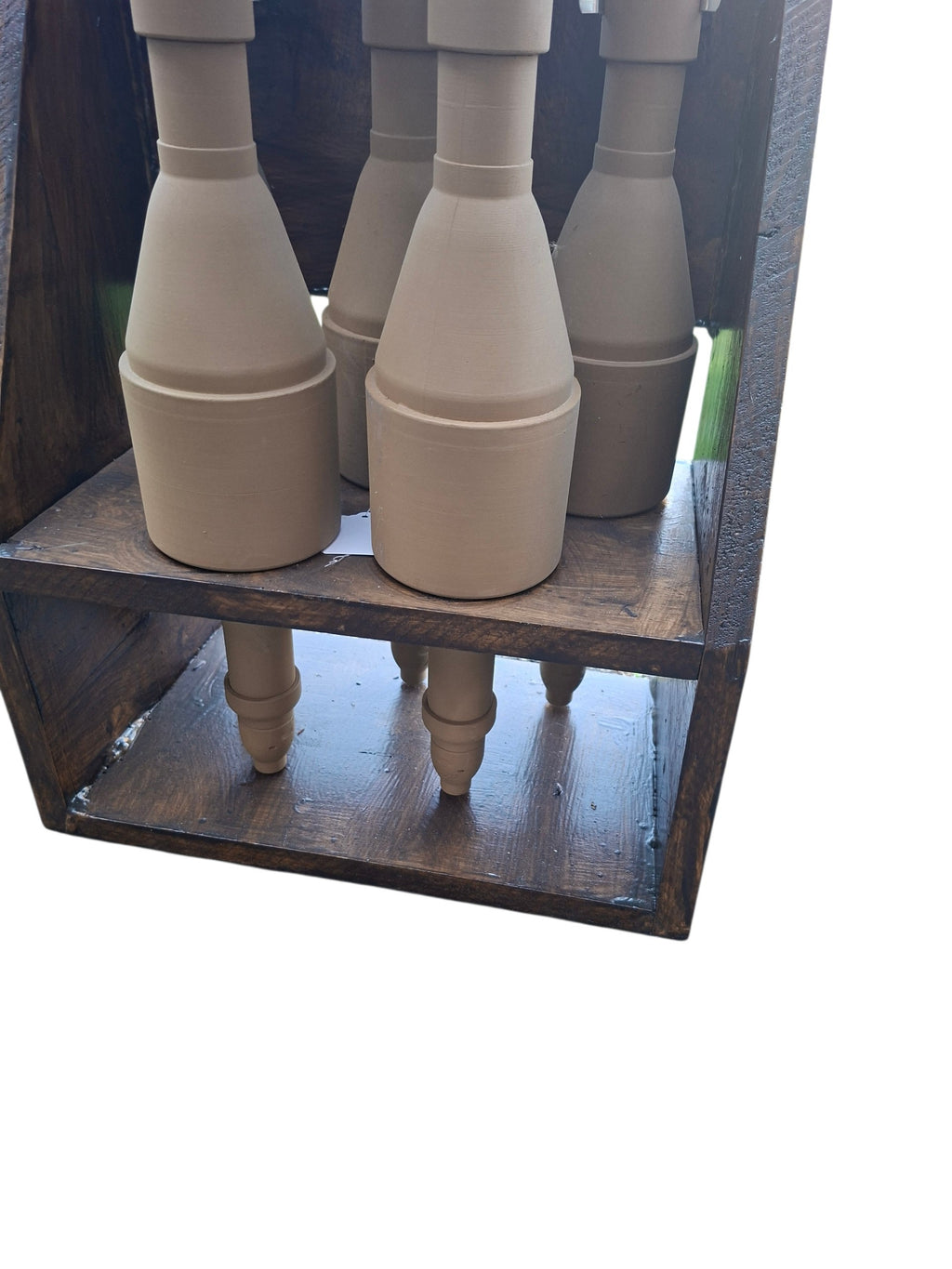 Duitse Panzerscherck rocket met houten draagstel